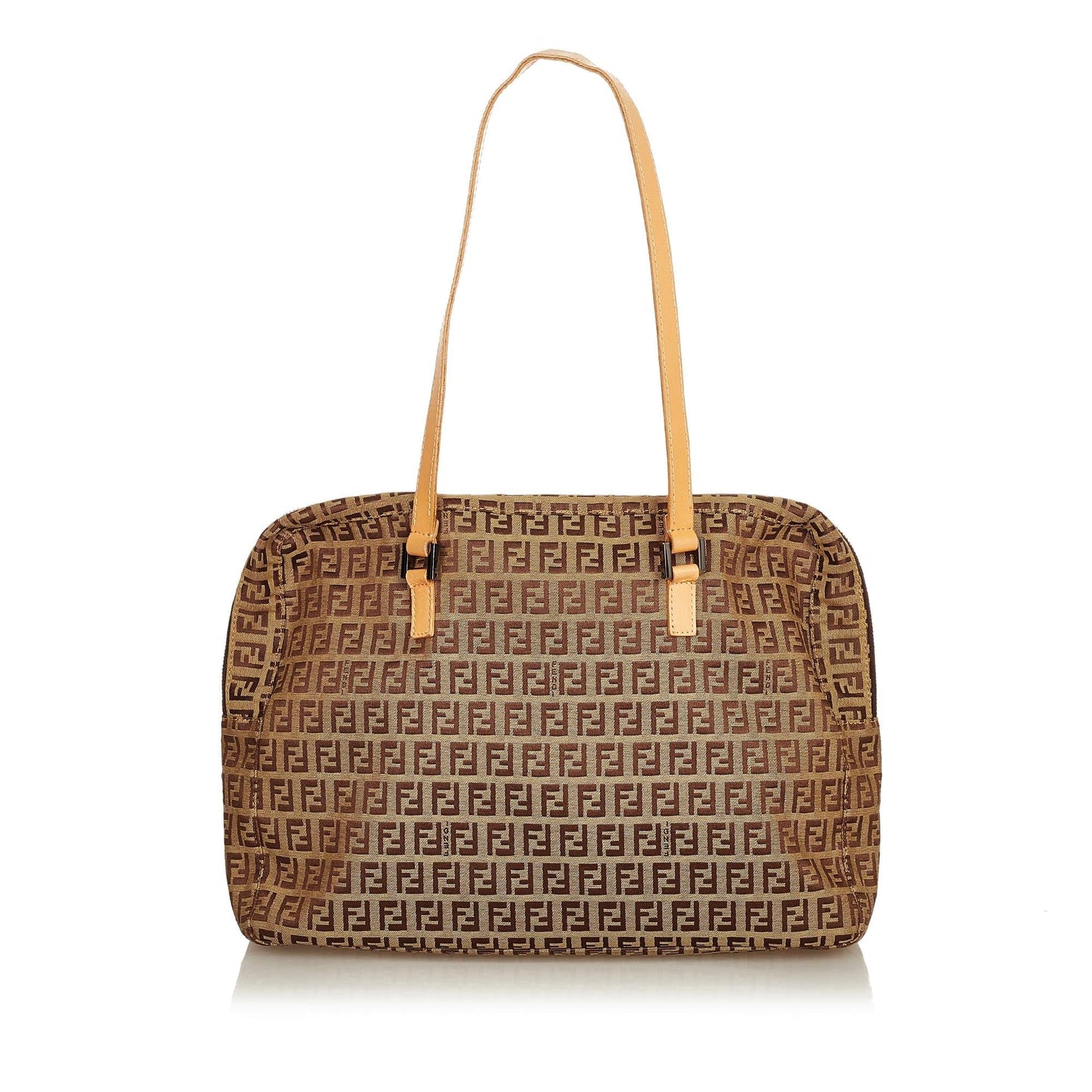 Fendi Zucchino Canvas Shoulder Bag (25645)
