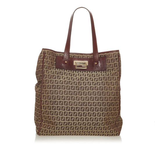 Fendi Zucchino Canvas Tote Bag (27992)