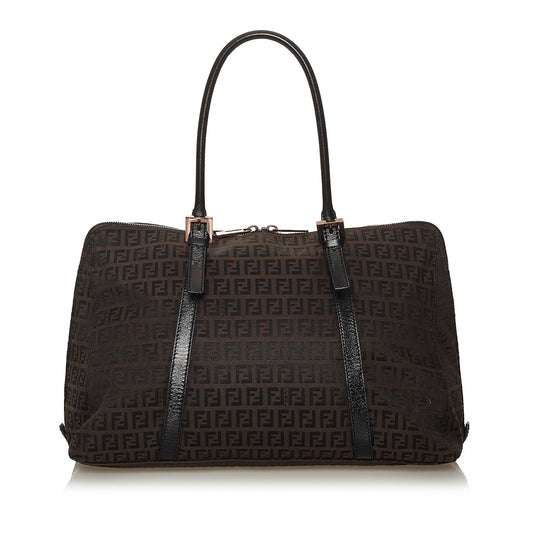 Fendi Zucchino Canvas Tote Bag (29045)