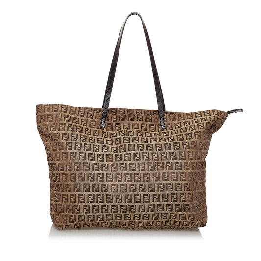 Fendi Zucchino Canvas Tote Bag (29687)