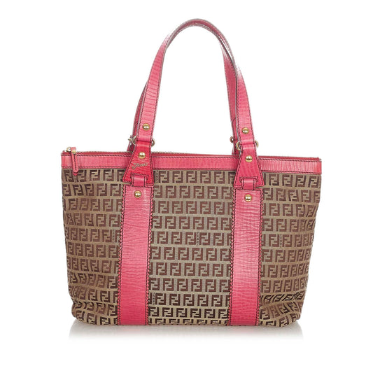 Fendi Zucchino Canvas Tote Bag (31054)