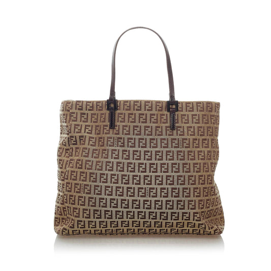 Fendi Zucchino Canvas Tote Bag (31149)