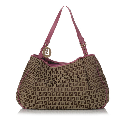 Fendi Zucchino Canvas Tote Bag (31248)