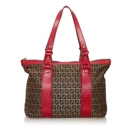 Fendi Zucchino Canvas Tote Bag (32834)