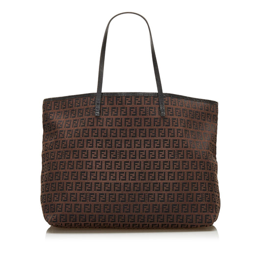 Fendi Zucchino Canvas Tote Bag (35840)