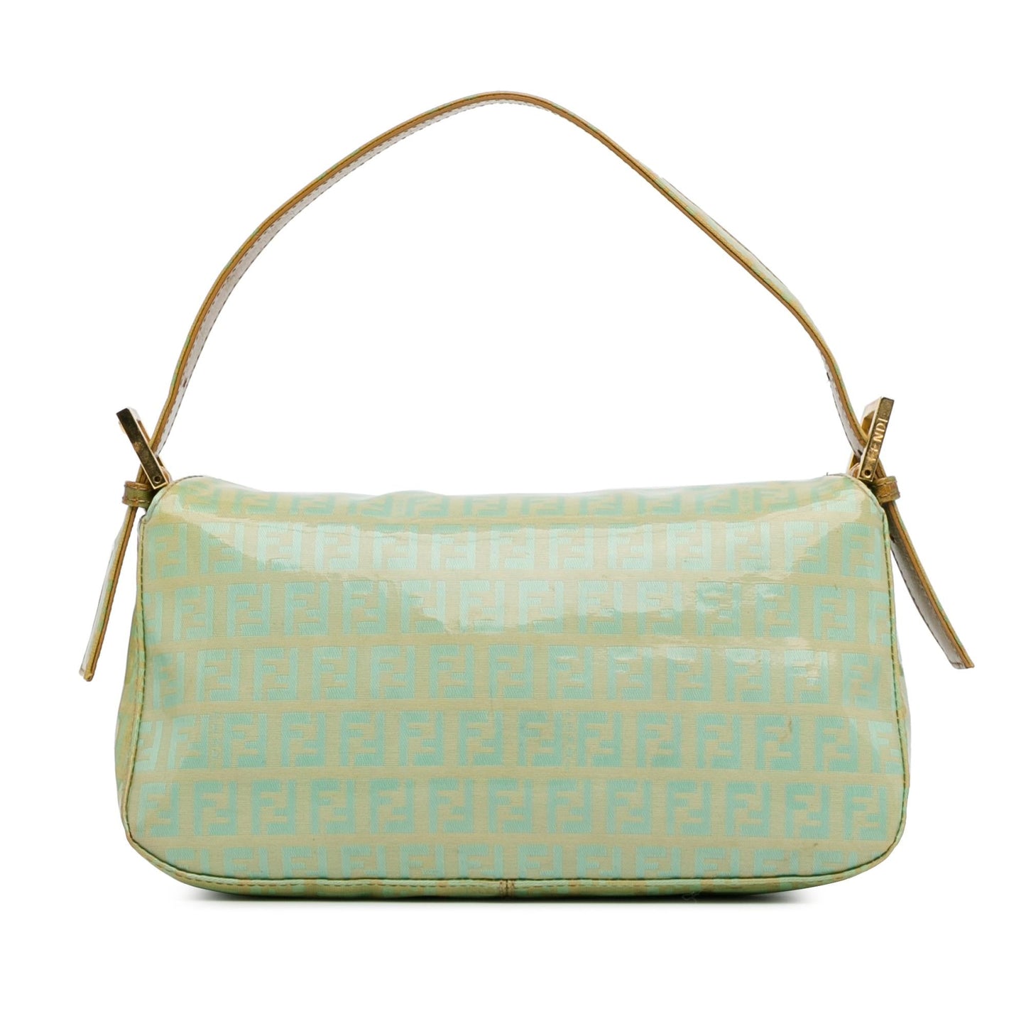 Fendi Zucchino Crystal Double Flap Shoulder Bag (mrDrwo)