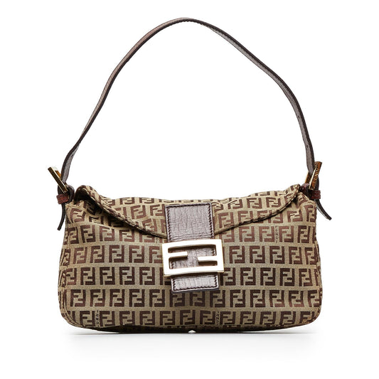 Fendi Zucchino Double Flap Baguette (30Rj5M)