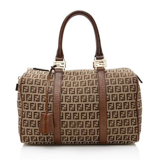 Fendi Zucchino Forever Boston Bag (SHF-22847)