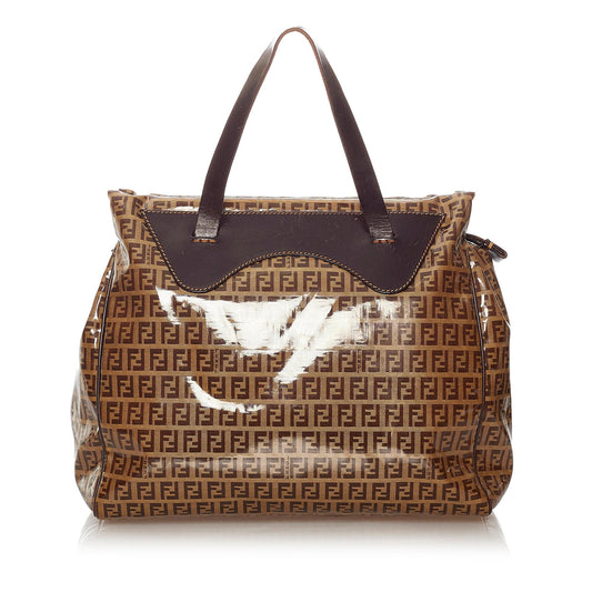 Fendi Zucchino Vinyl Tote Bag (27893)