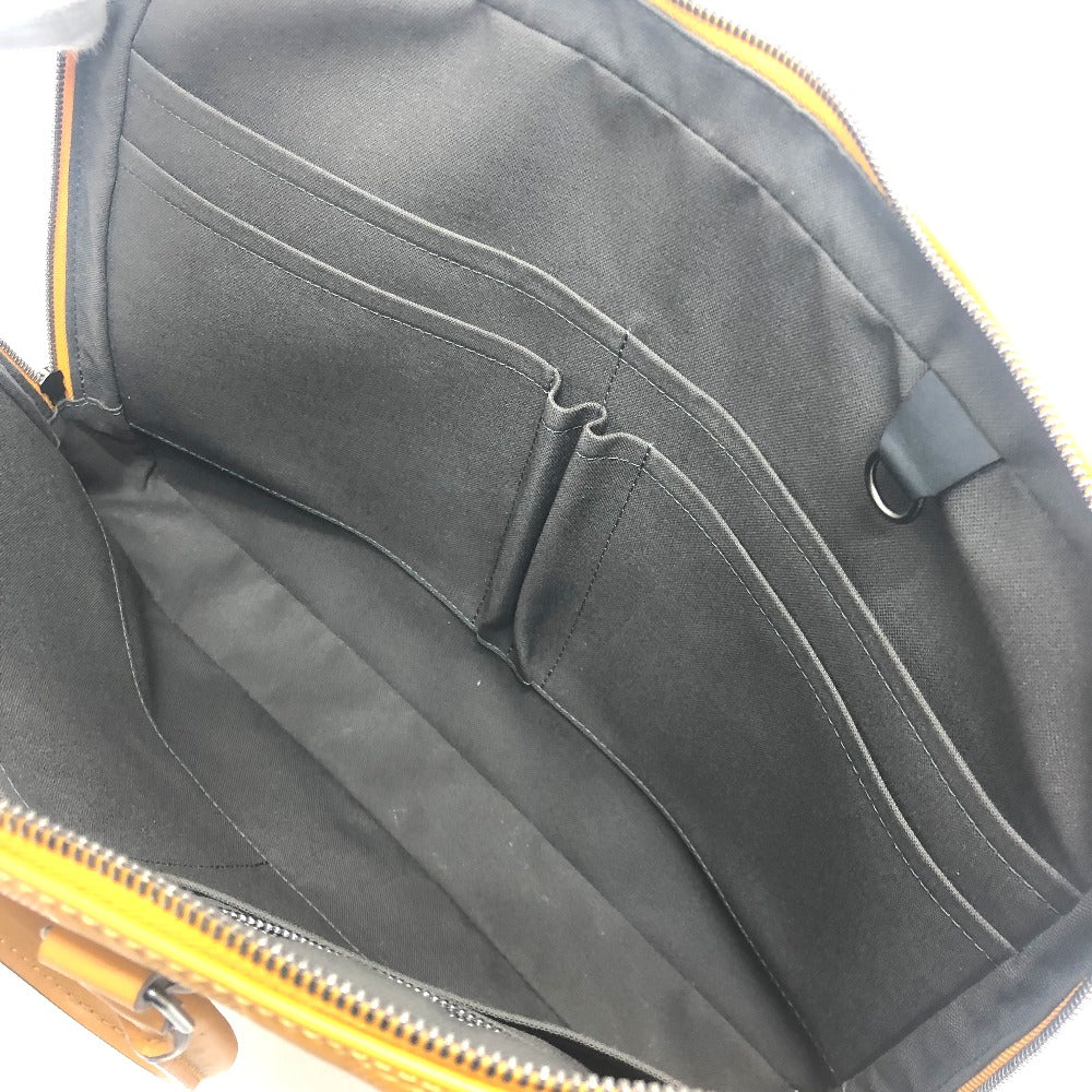LOUIS VUITTON Business bag N41218 Damier Anfini Leather Yellow type Anfini Handbag Women