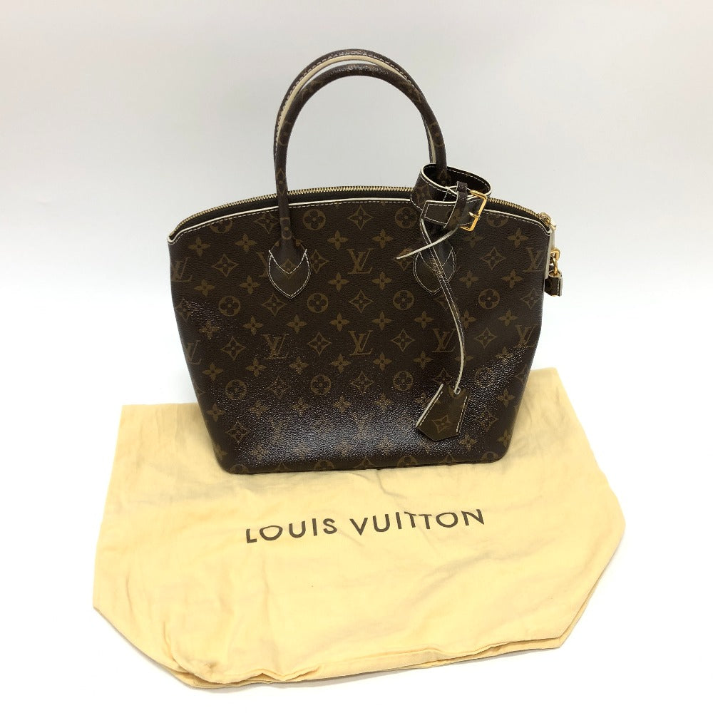 LOUIS VUITTON Handbag M40597 Canvas / Shiny Monogram Canvas Brown Shiny monogram LockitPM Women