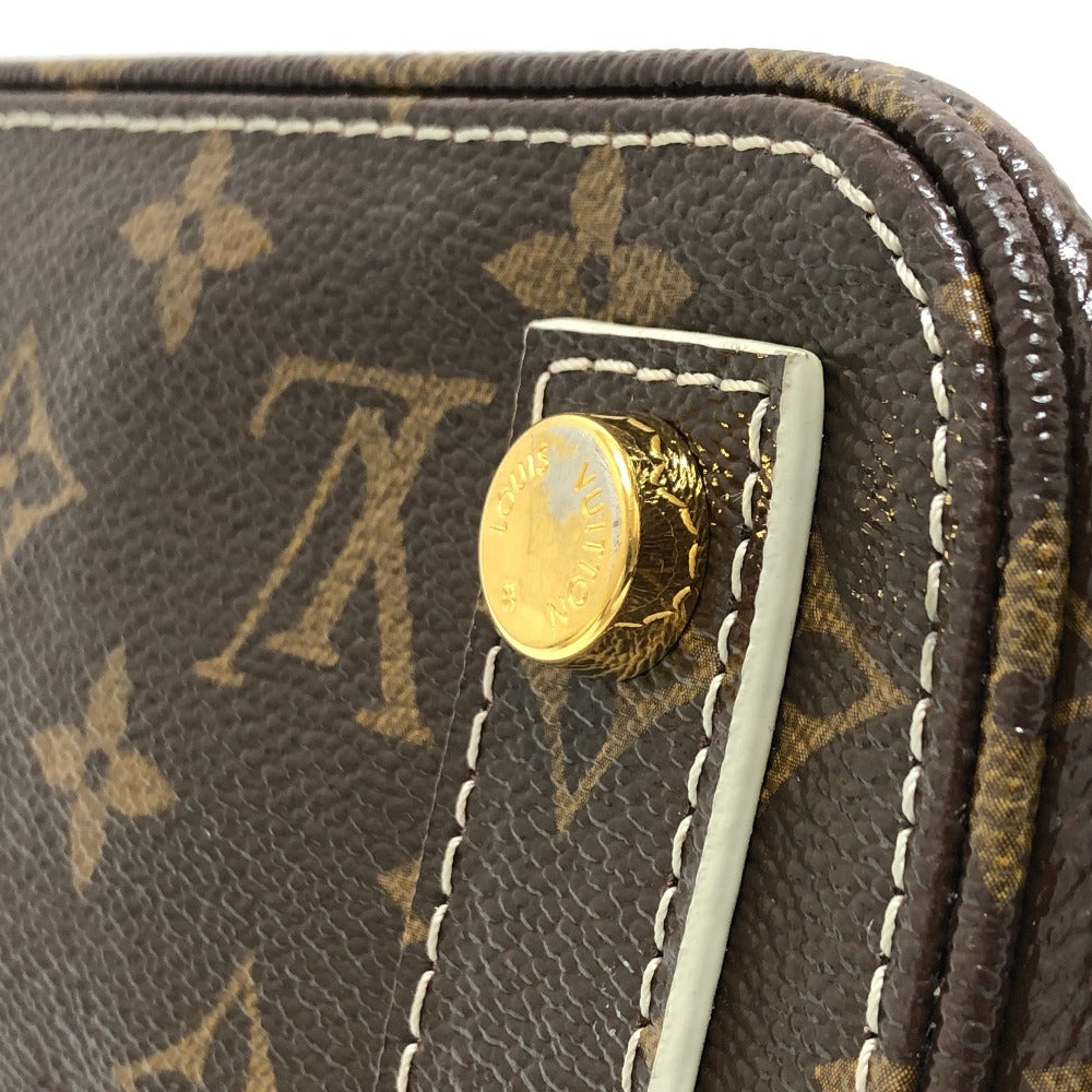 LOUIS VUITTON Handbag M40597 Canvas / Shiny Monogram Canvas Brown Shiny monogram LockitPM Women