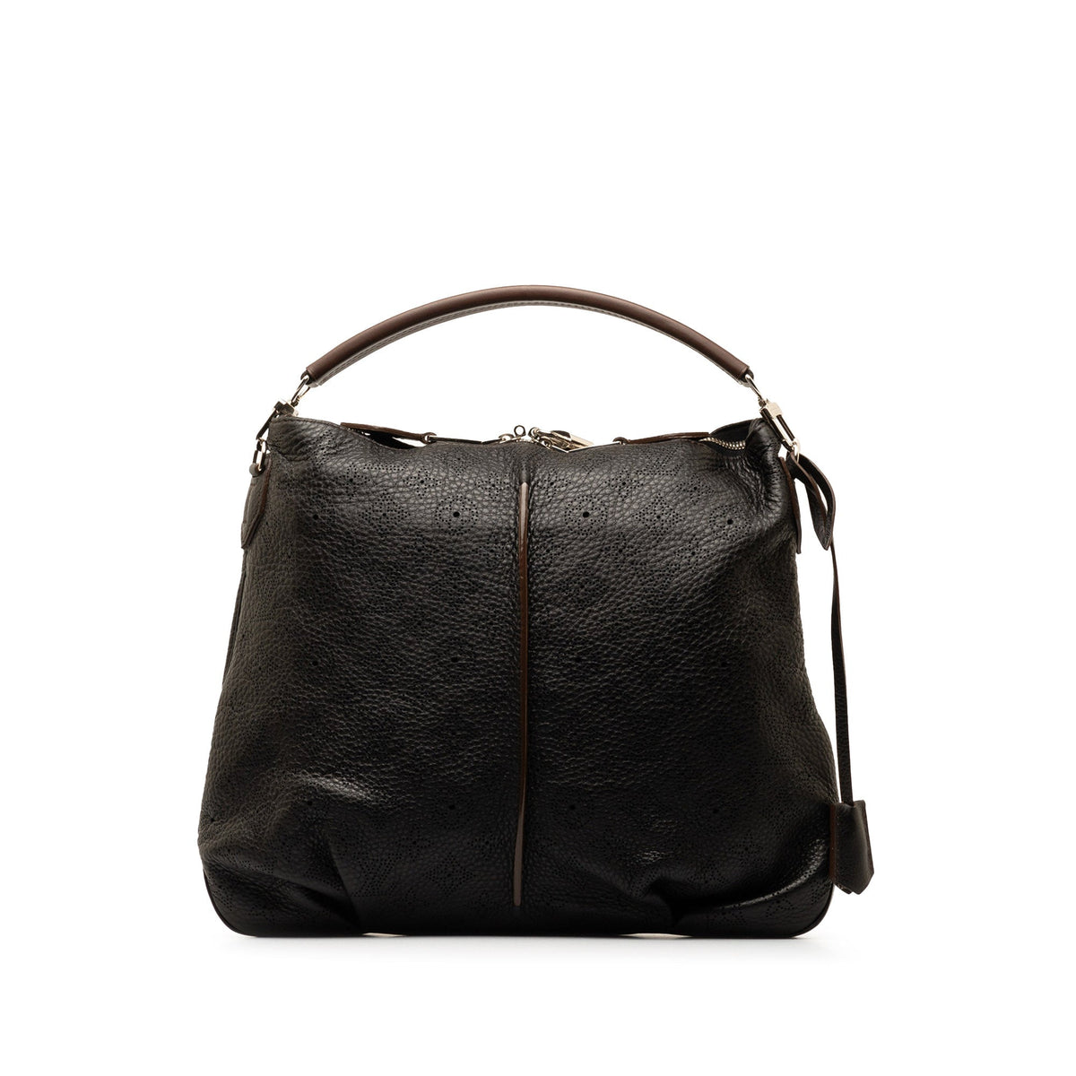 Black Louis Vuitton Monogram Mahina Selene PM Satchel