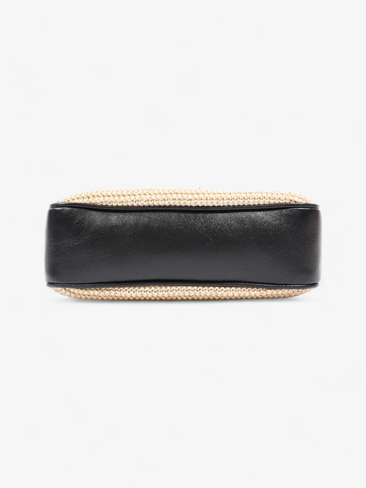 Saint Laurent Lou Camera Natural / Black Raffia