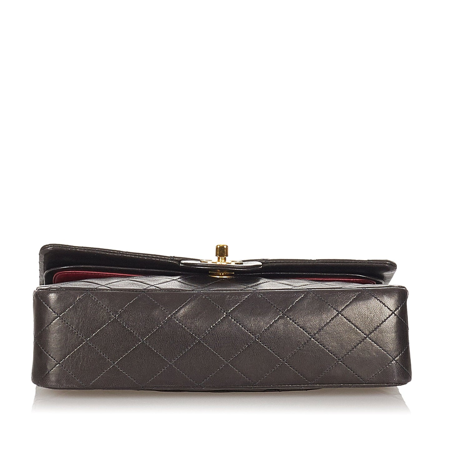 Chanel CC Matelasse Lambskin Flap Bag Black