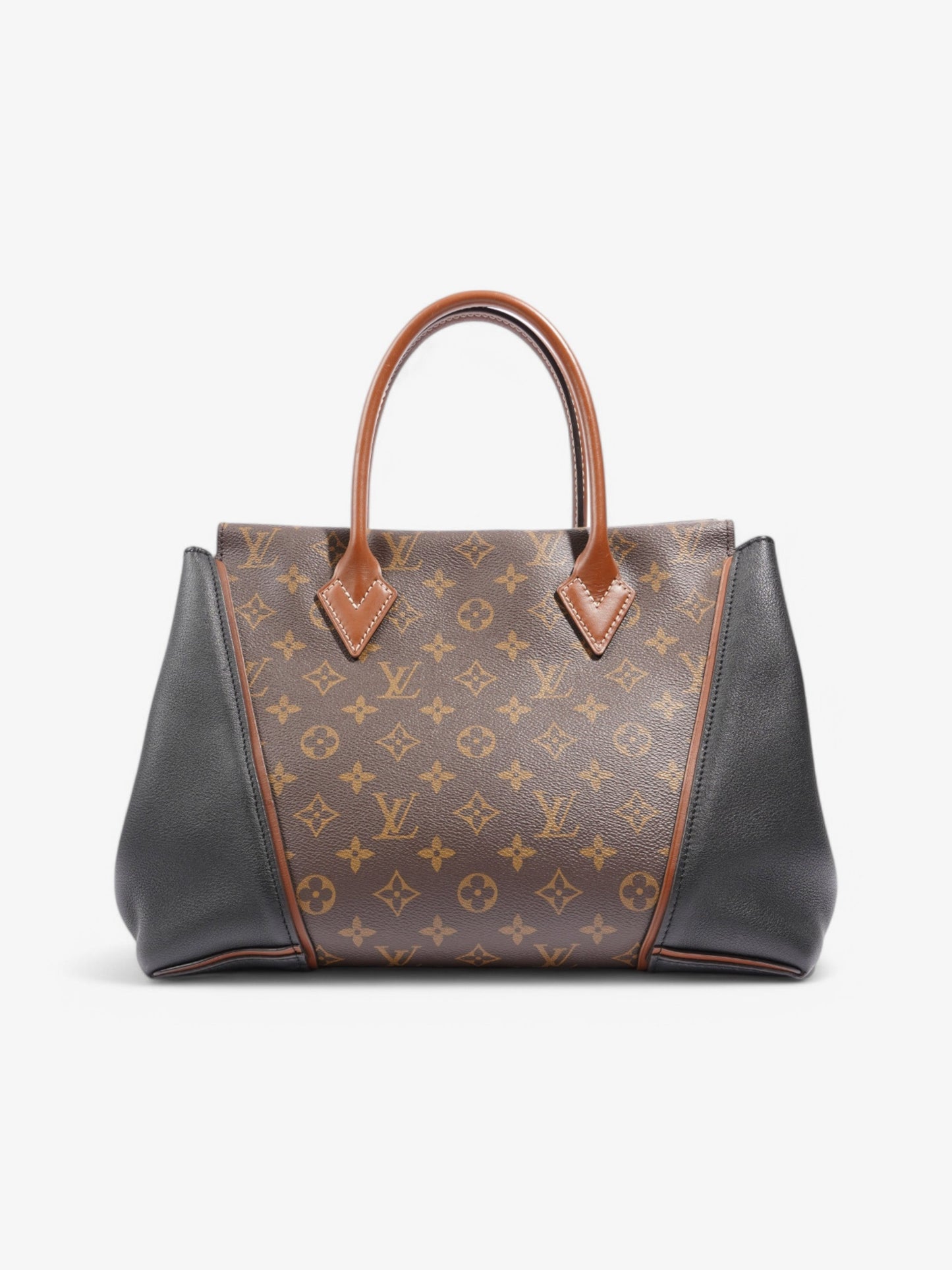 Louis Vuitton W Tote Monogram / Black Coated Canvas PM