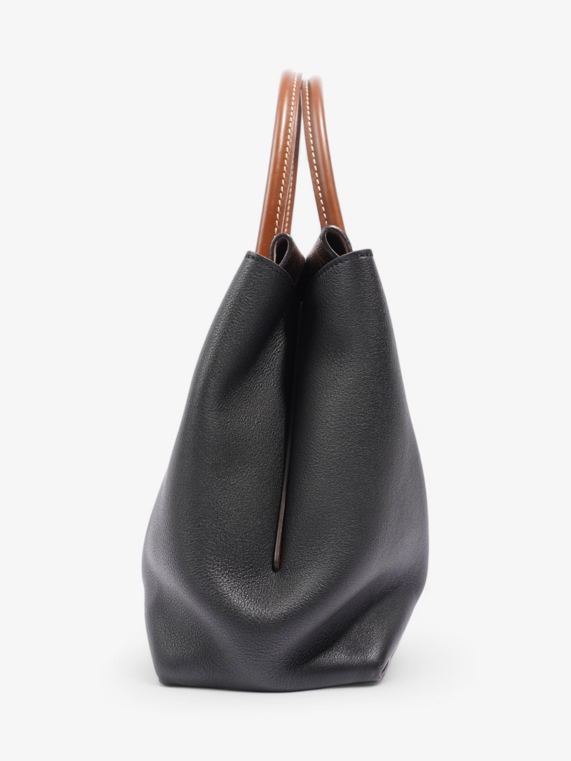 Louis Vuitton W Tote Monogram / Black Coated Canvas PM