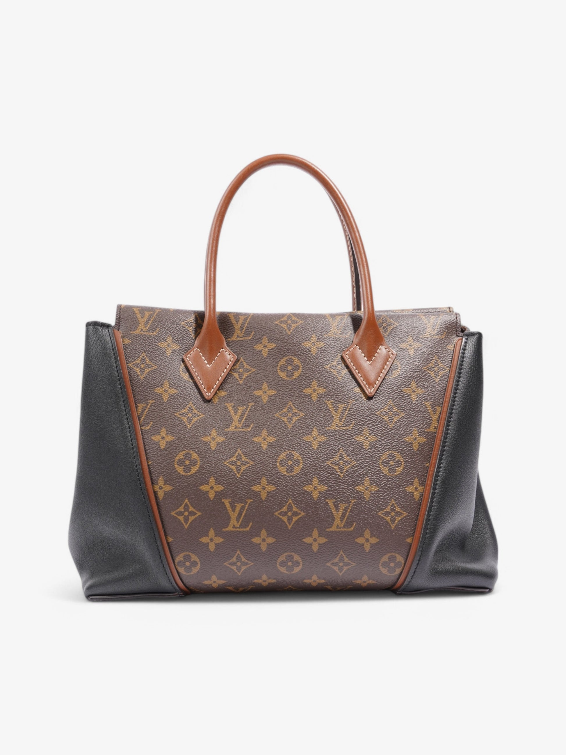 Louis Vuitton W Tote Monogram / Black Coated Canvas PM