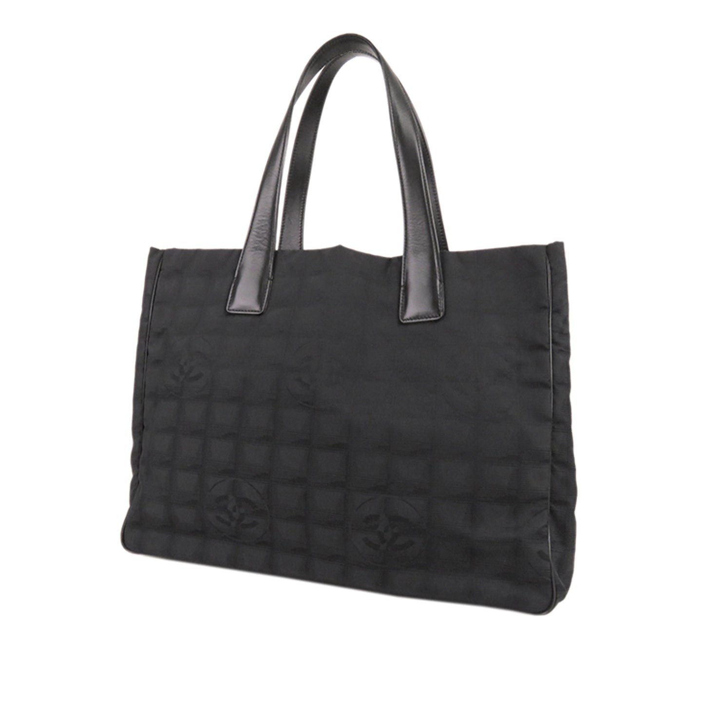 Chanel New Travel Line Nylon Tote Bag Black