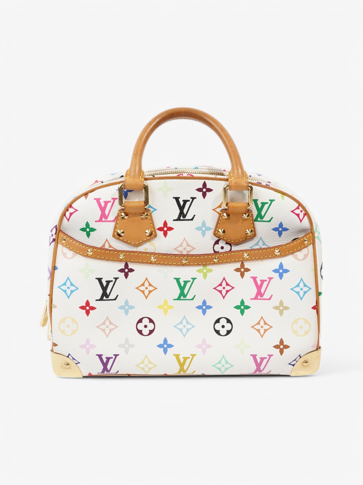 Louis Vuitton x Murakami Trouville Bag White / Multicolour Coated Canvas