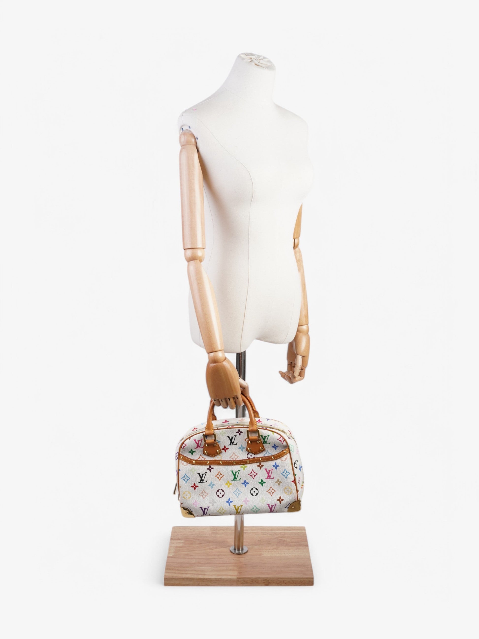 Louis Vuitton x Murakami Trouville Bag White / Multicolour Coated Canvas