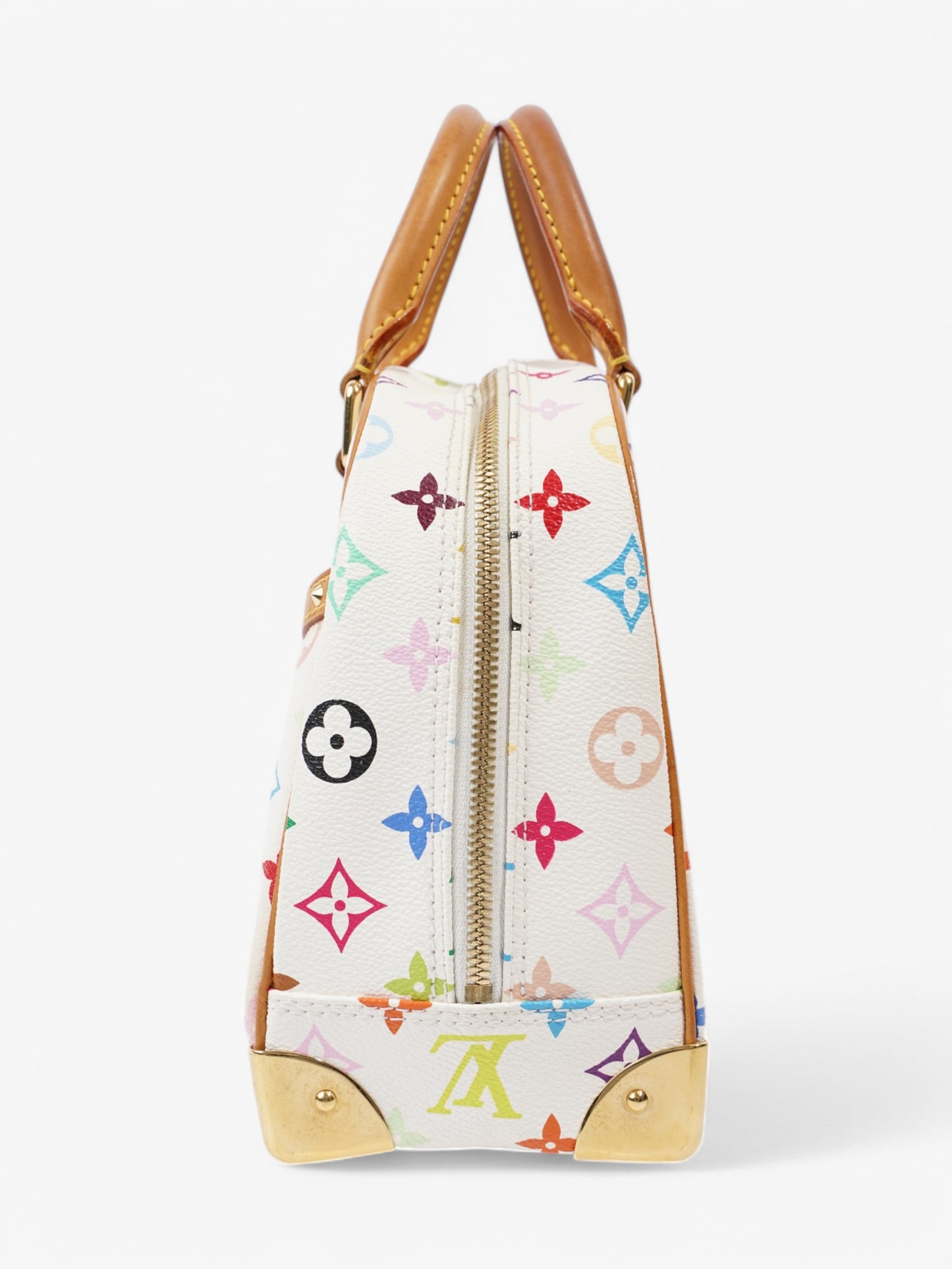 Louis Vuitton x Murakami Trouville Bag White / Multicolour Coated Canvas