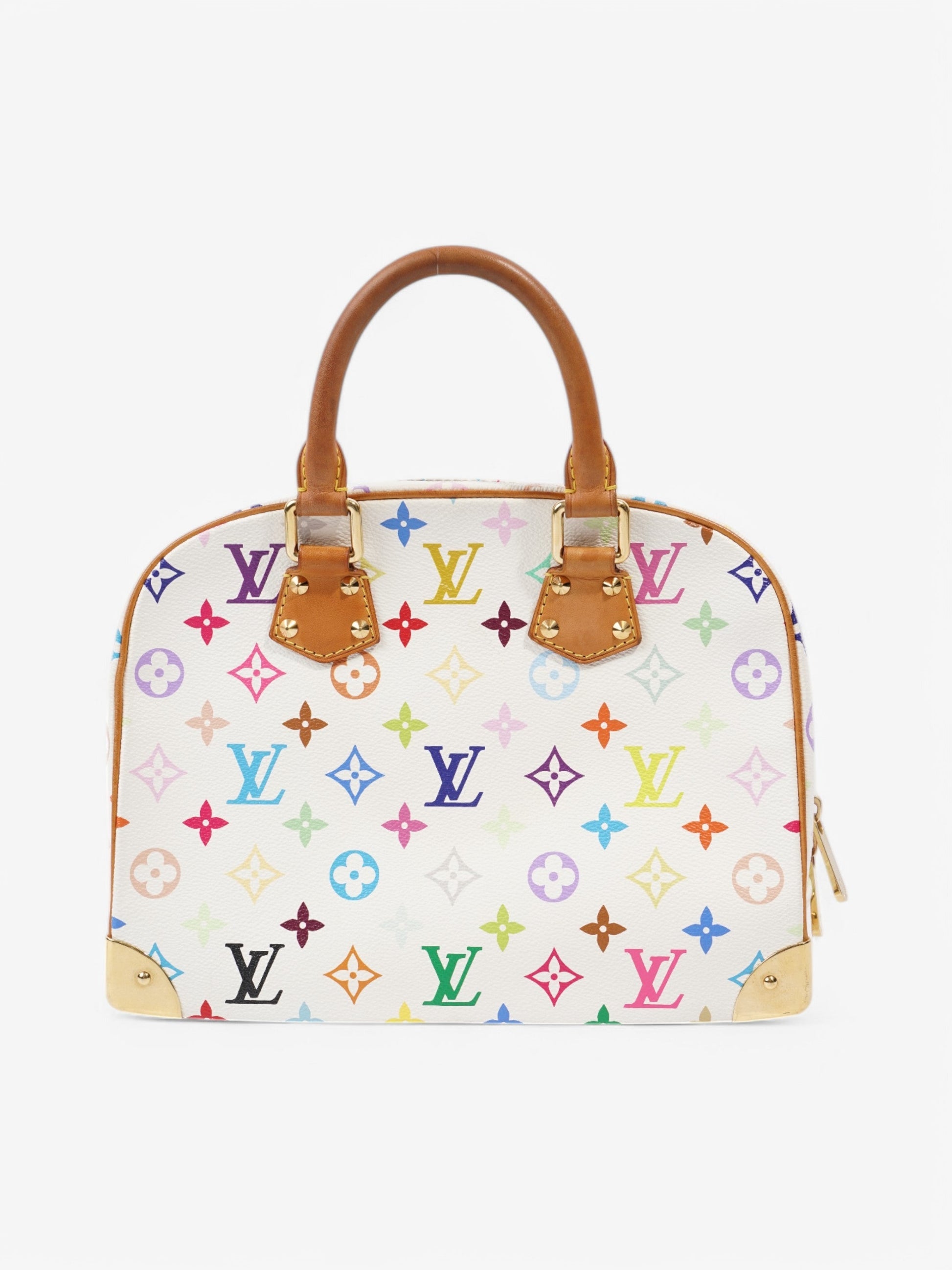 Louis Vuitton x Murakami Trouville Bag White / Multicolour Coated Canvas