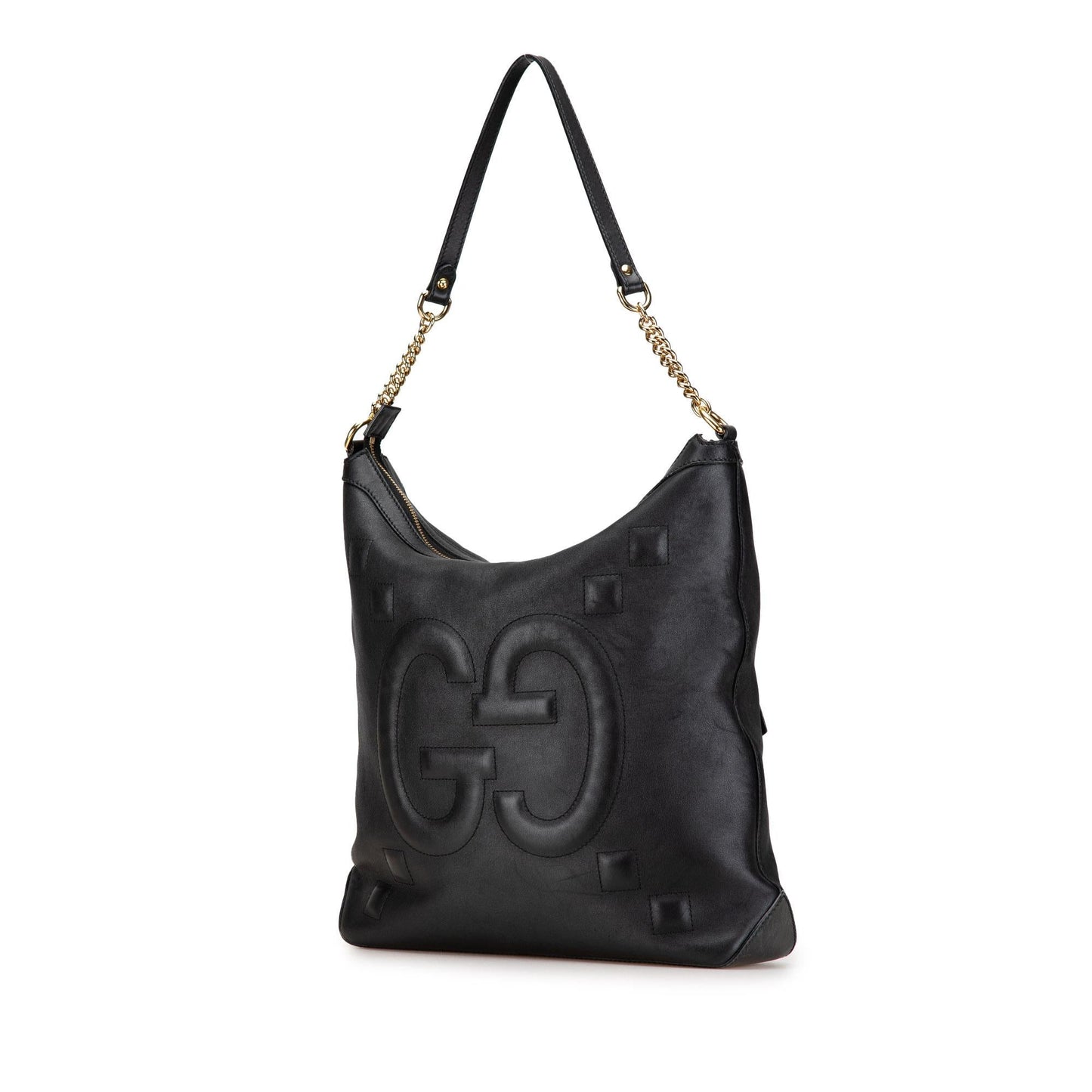 Gucci Calfskin GG Apollo Shoulder Bag
