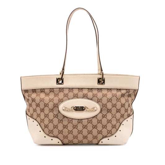 Gucci GG Canvas Punch Tote