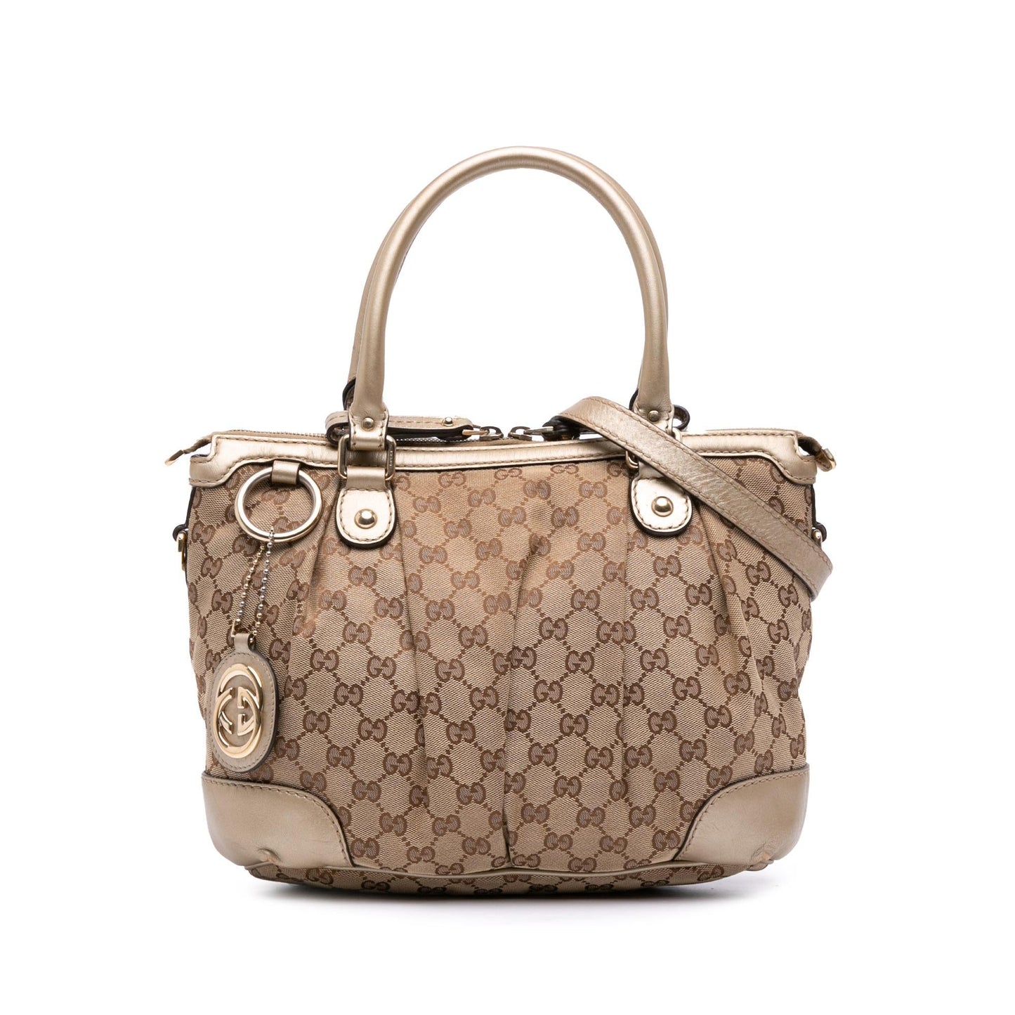 Gucci GG Canvas Sukey Satchel