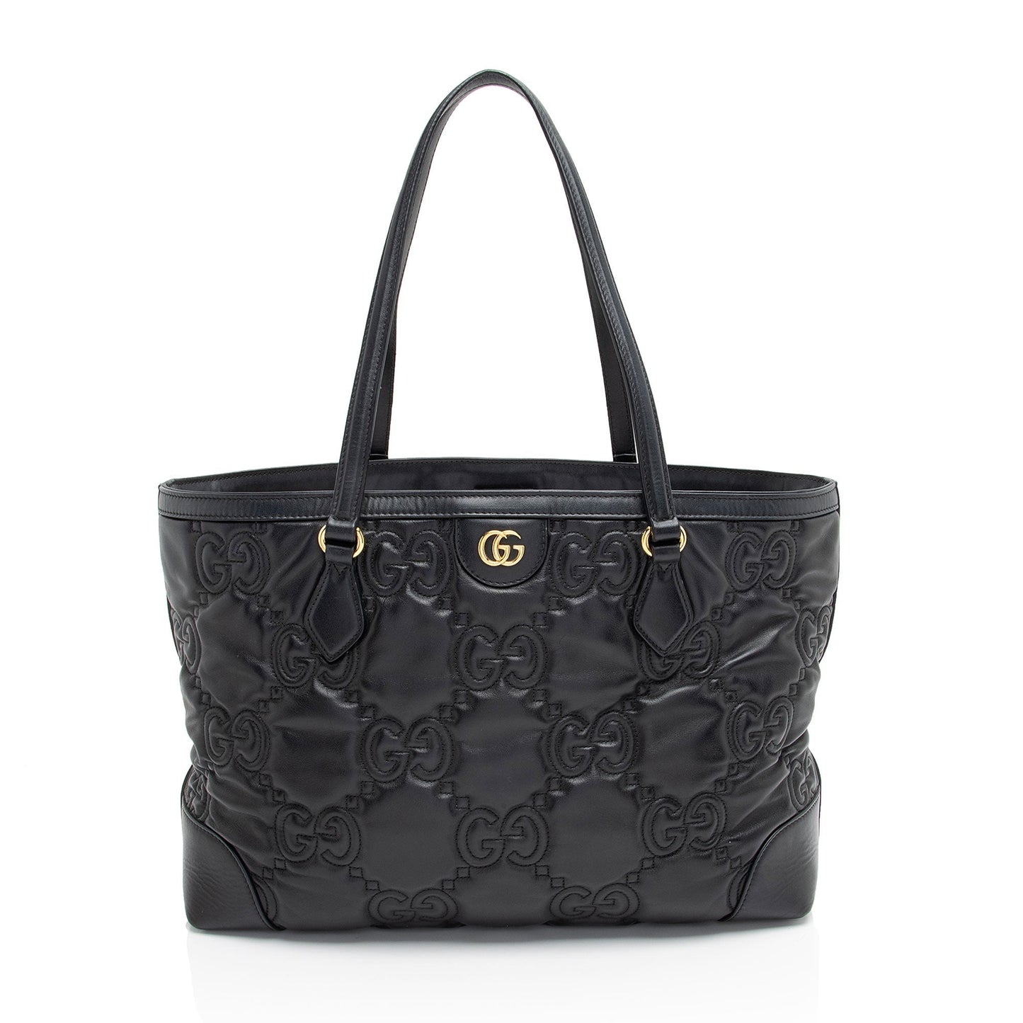 Gucci Jumbo GG Matelasse Medium Tote (SHF-GyLDDY)