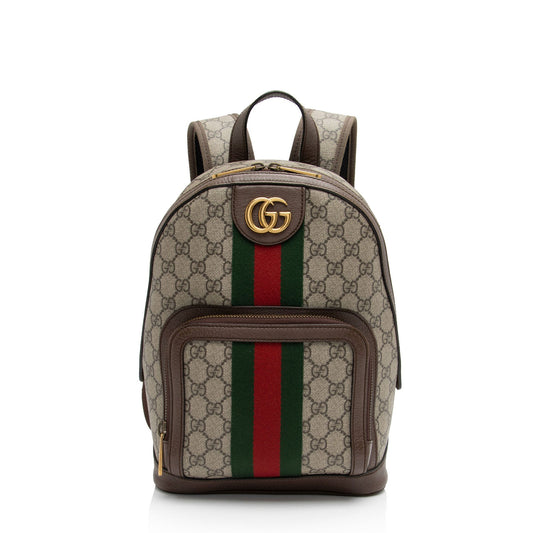 Gucci GG Supreme Ophidia Small Backpack (SHF-A9oqY2)