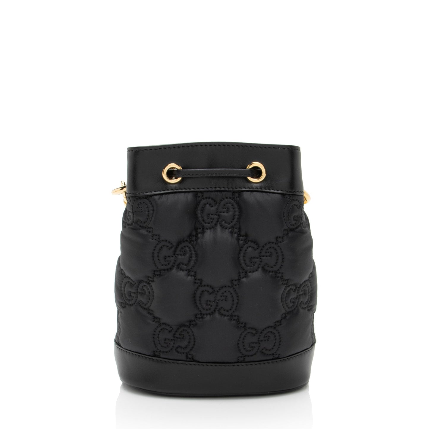 Gucci Jumbo GG Matelasse Leather Bucket Bag