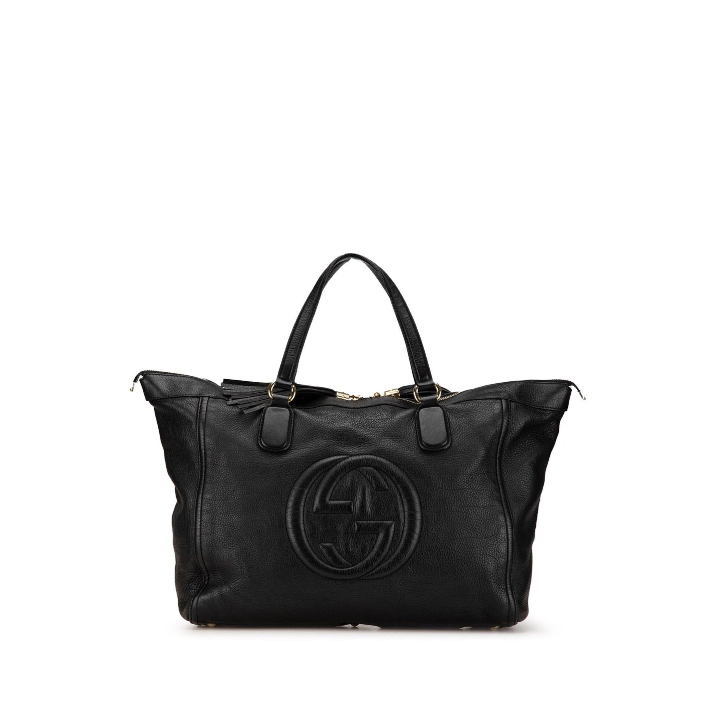 Gucci Large Leather Soho Zip Tote
