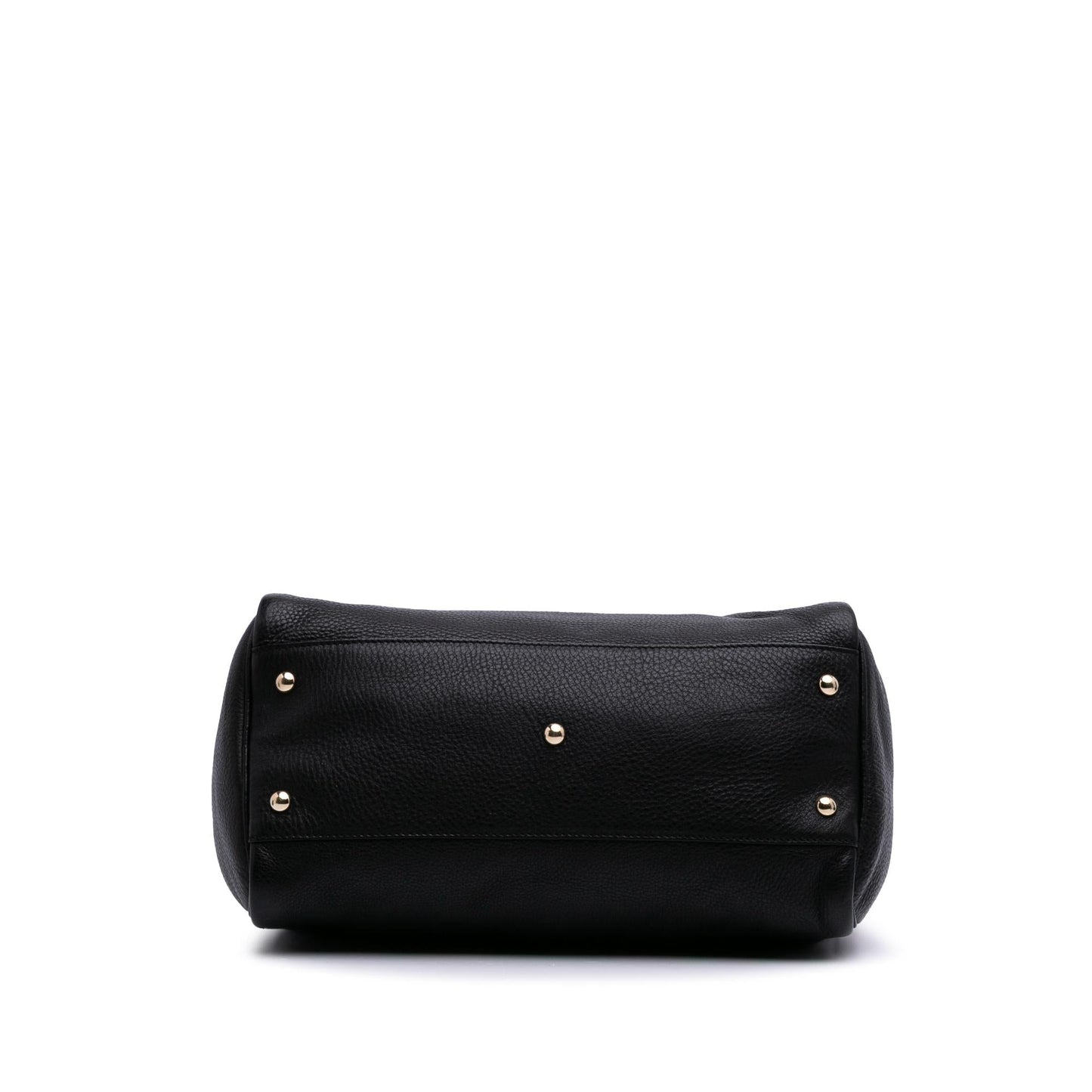 Gucci Medium Calfskin Bamboo Shopper Boston Bag