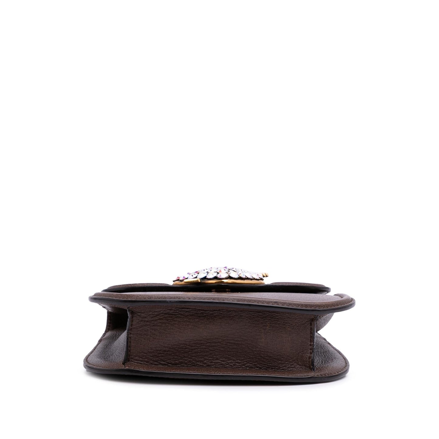 Gucci Small Linea Totem Crystal Heart Crossbody