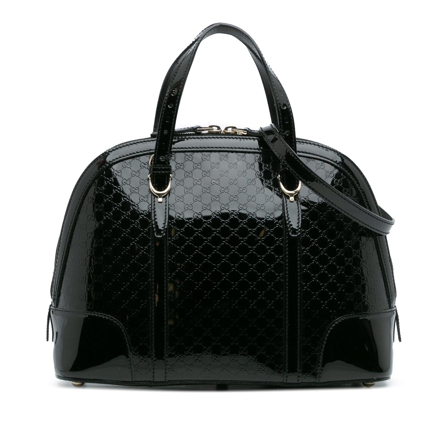 Gucci Small Microguccissima Patent Nice Satchel