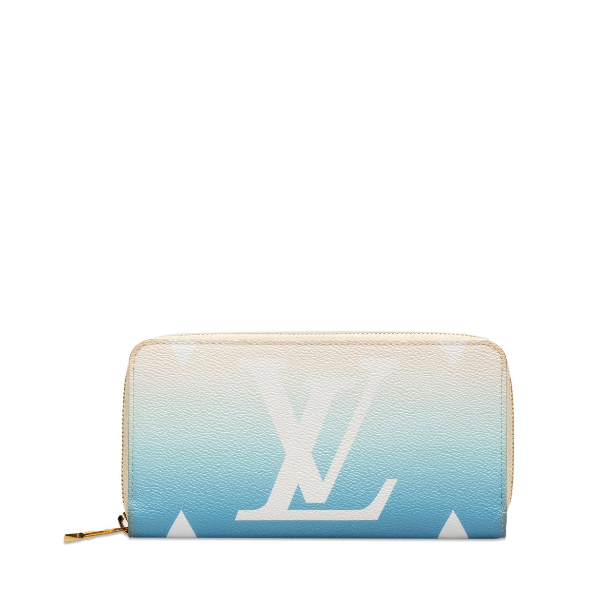 Blue Louis Vuitton Monogram Giant By The Pool Zippy Wallet