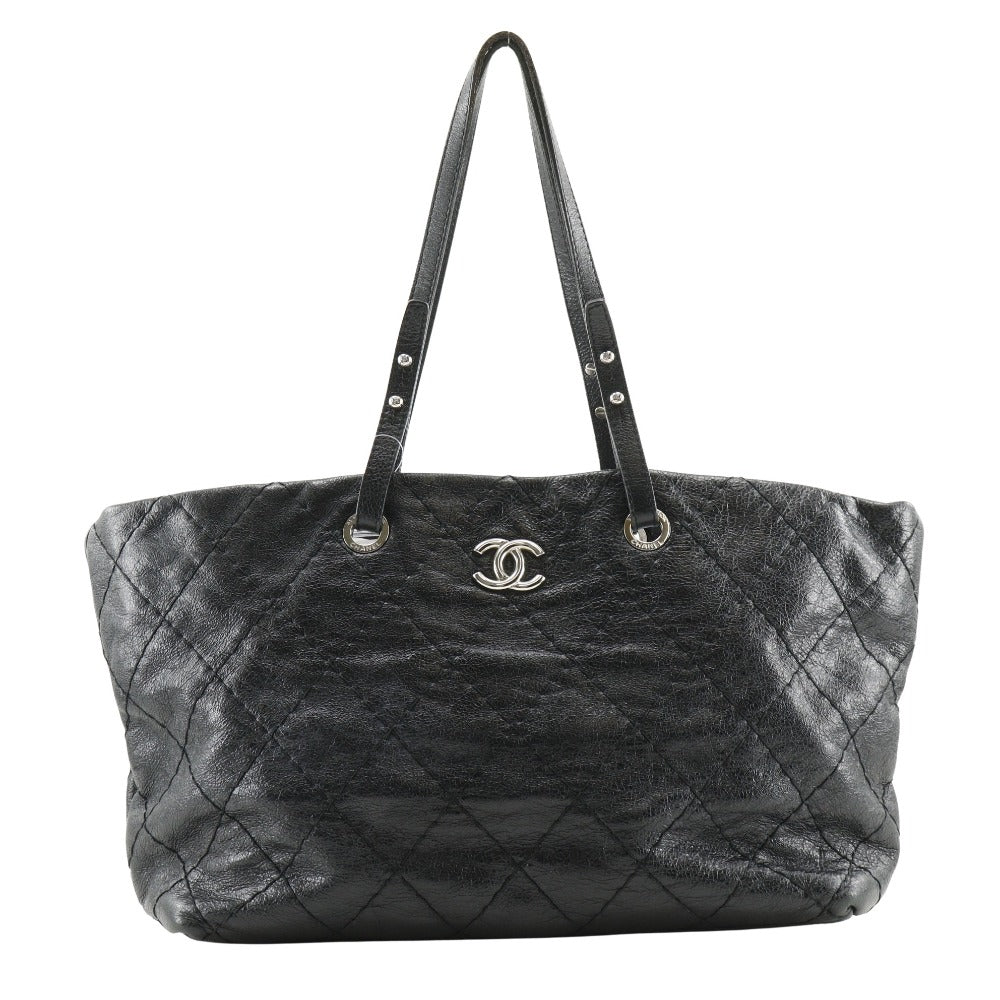 Chanel On the Road Leather Tote Bag Classic Flap
