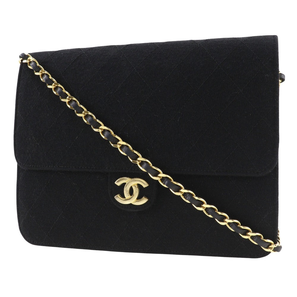 Chanel Matelasse Cotton Shoulder Bag Classic Flap