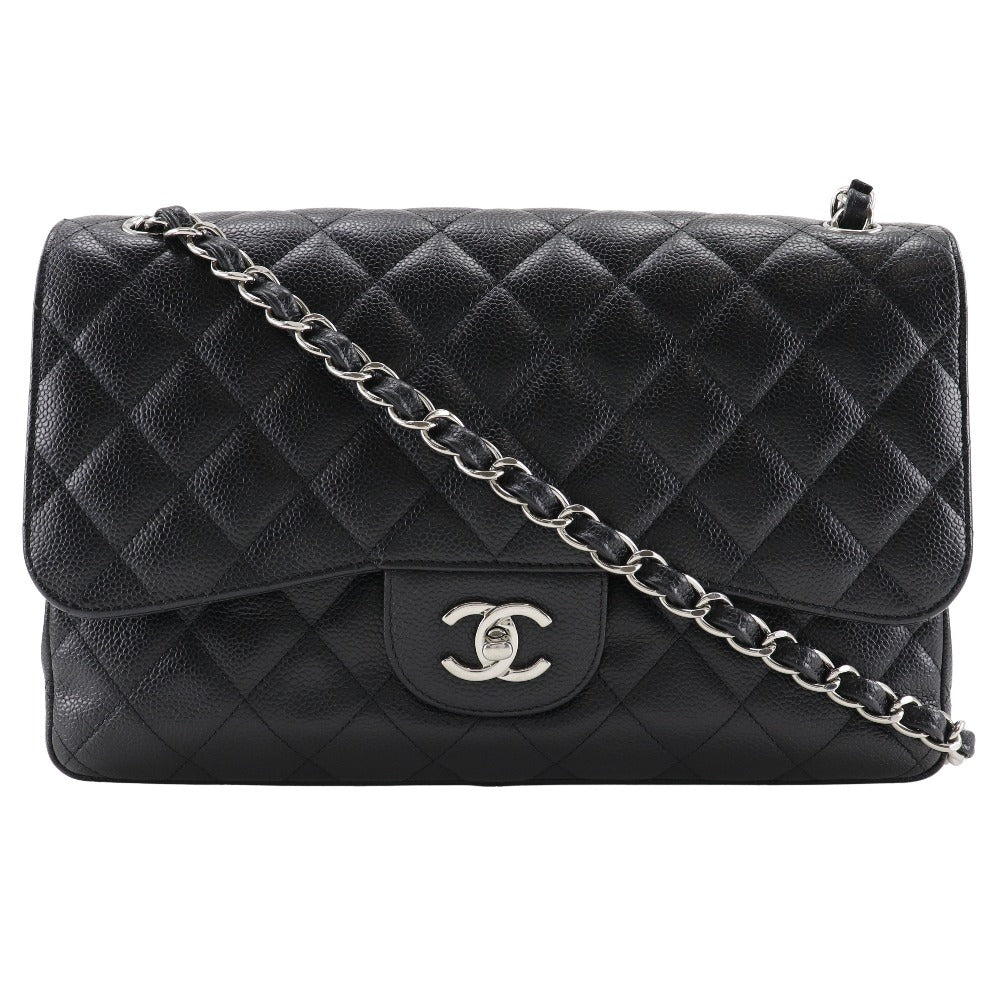 Chanel Caviar Skin Shoulder Bag Classic Flap