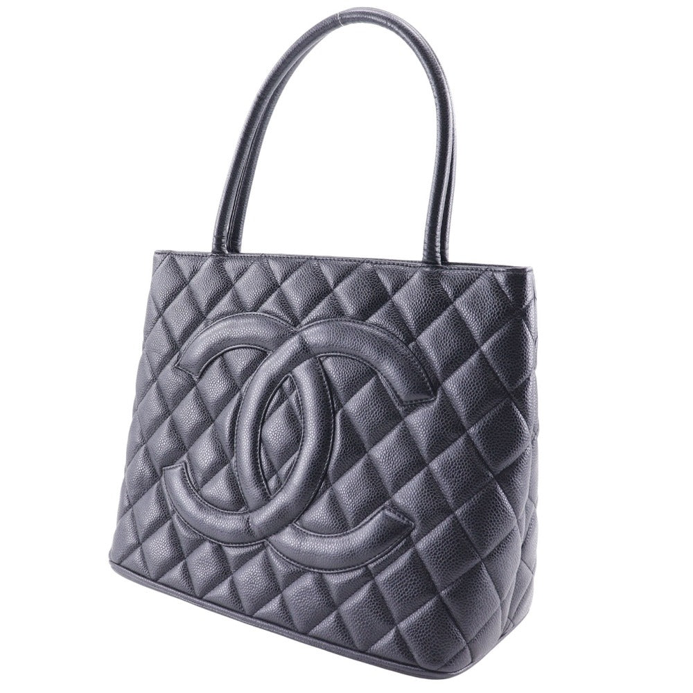 Chanel Caviar Skin Tote Bag Classic Flap
