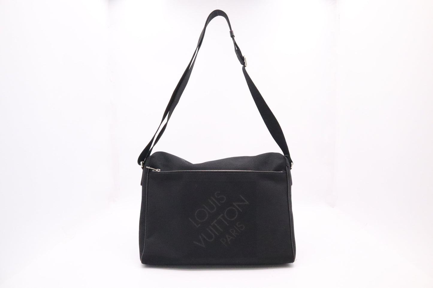 Louis Vuitton Terre Messenger Bag in Black Damier Geant Canvas