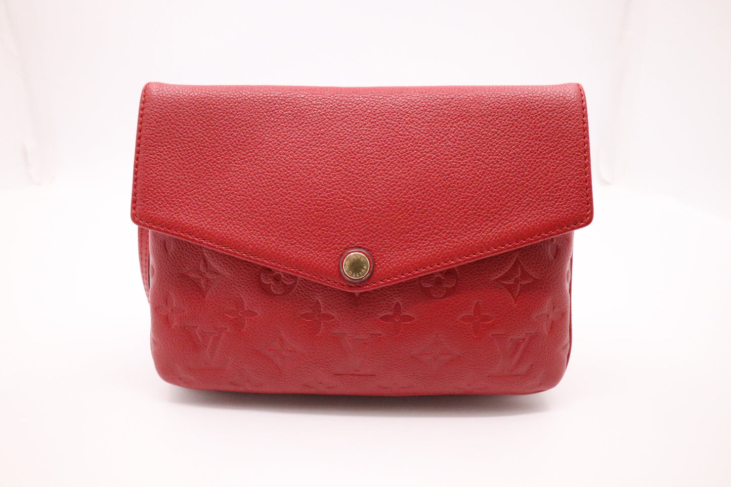 Louis Vuitton Twice Crossbody in Red Empreinte Leather