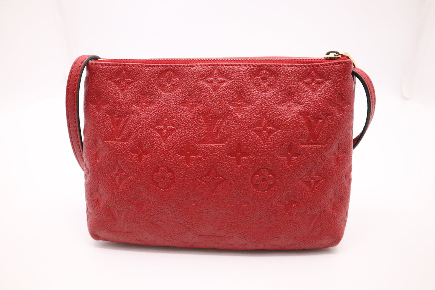 Louis Vuitton Twice Crossbody in Red Empreinte Leather