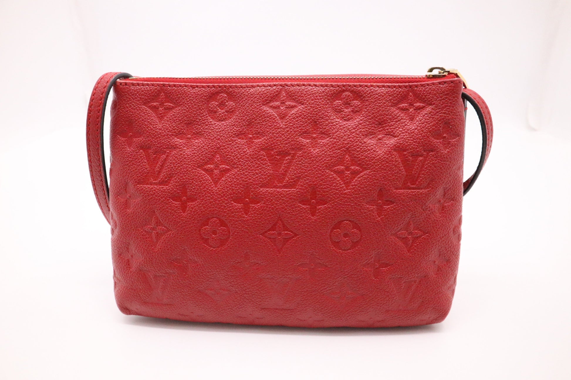 Louis Vuitton Twice Crossbody in Red Empreinte Leather