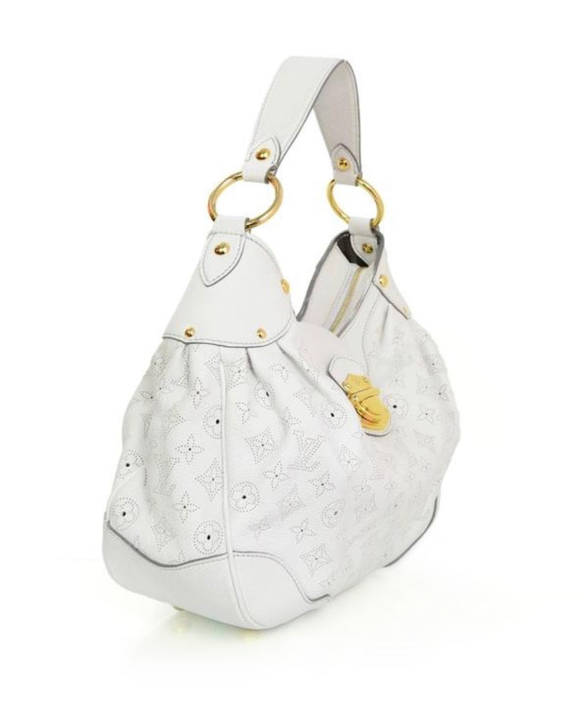 LOUIS VUITTON MAHINA LEATHER SOLAR PM BAG