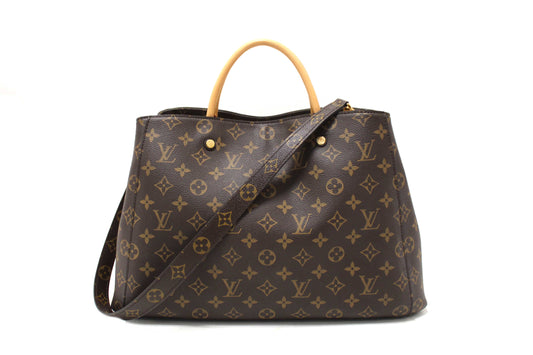 Louis Vuitton Classic Monogram Canvas Montaigne GM Handbag