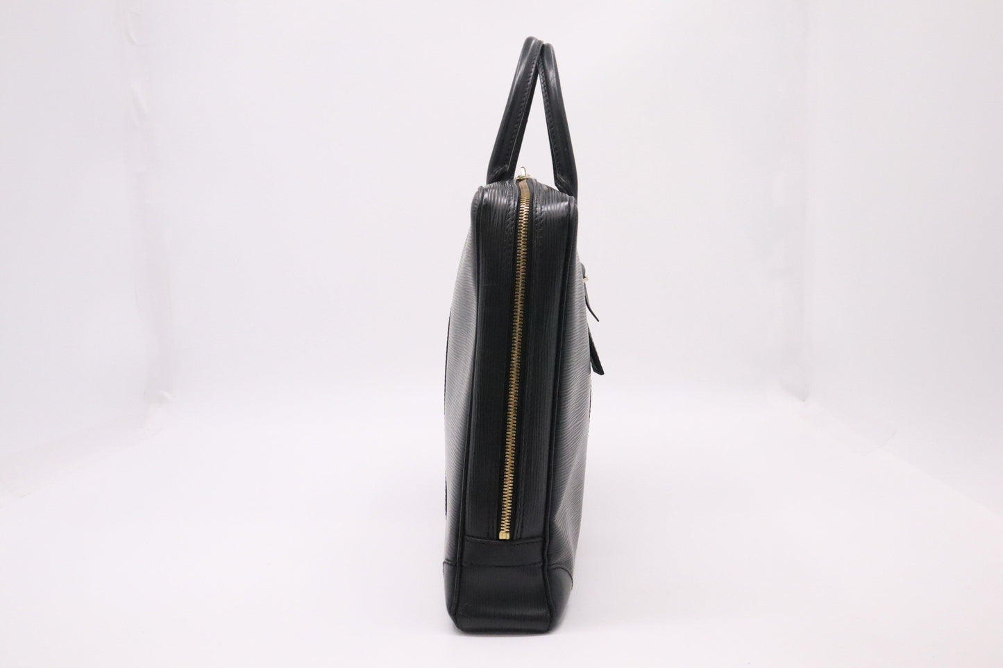 Louis Vuitton Porte Documents Voyage Business Bag in Black Epi Leather