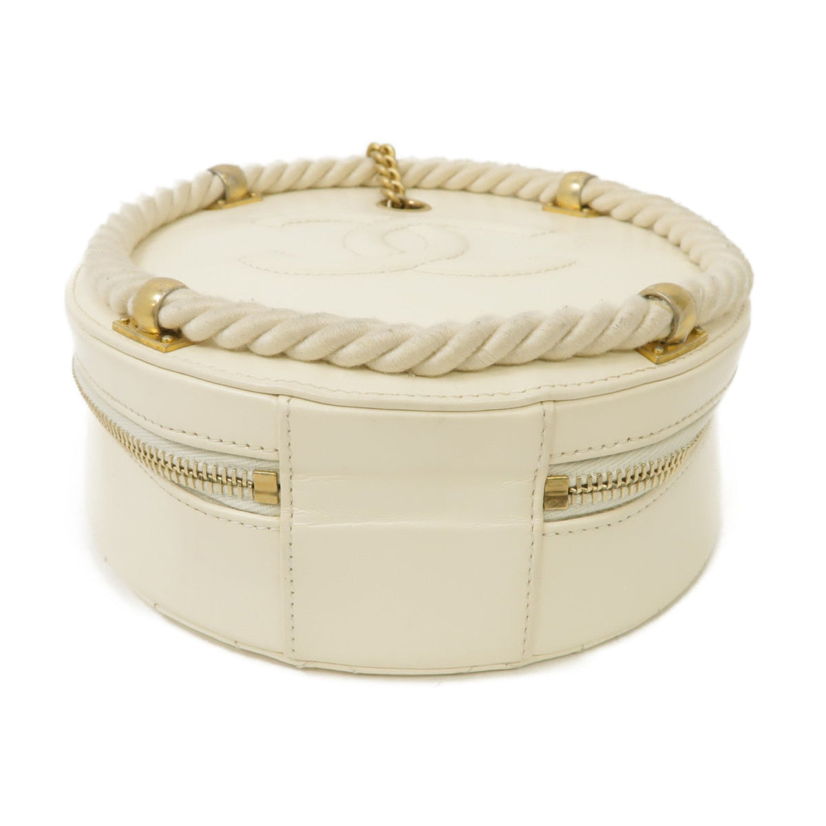 Chanel ÄêÊøÄÊ?õ ÊÉÄëËè±ÊºÁæäÁöÆÁöÆÈù©2 Way Shoulder BagÈáëÊ ø?Á±?Ëâ?